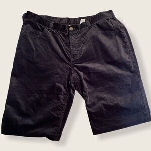 Chico’s black faux velvet pants boot cut size 8M size 1 Chicos sizing NWOT